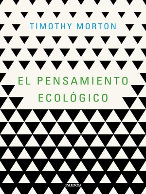 cover image of El pensamiento ecológico